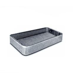 Basket sterilization stainless steel 540x253x47mm ST#9109 - Image 2