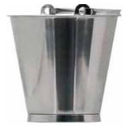 Bucket with bottom strap stainless steel 12 liters circumference 310x290mm ST#9205