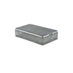 Stainless steel sterilization basket with lid 80x80x40mm ST#9120