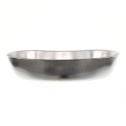 Round bowl flat bottom stainless steel 200x35mm ST#9204 - Image 3